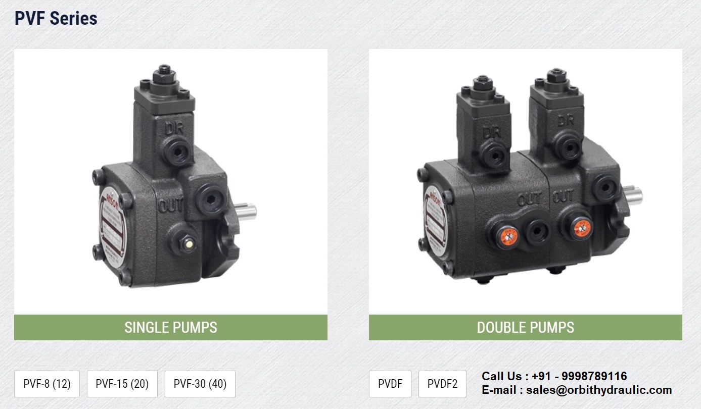 PVF Anson Hydraulic Variable Vane Pumps PVF Anson Hydraulic Variable Vane Pumps